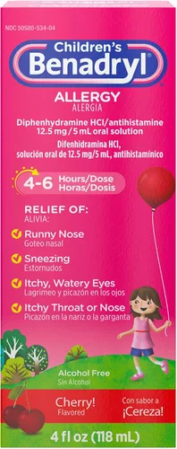 Vista 12 de Anti alérgico Benadryl para niños, 1, 1