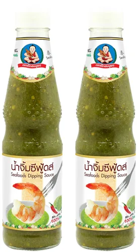 Vista 7 de Salsa de mariscos Healthy Boy (chile verde y lima), 6 onzas, producto de Tailandia (paquete de 1)