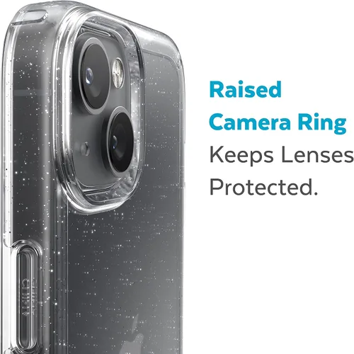 Vista 12 de Speck Funda transparente para iPhone 14 y iPhone 13 – Protección contra caídas, resistente a los arañazos y a prueba de amarilleo, funda de doble