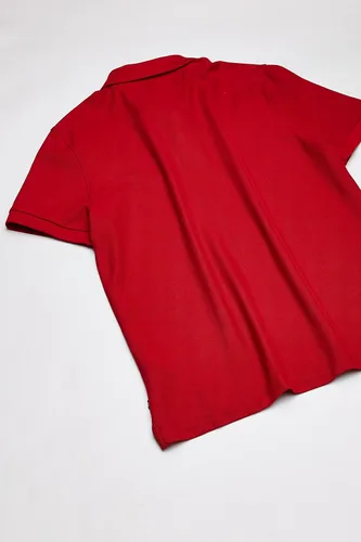 Vista 4 de Nautica playera polo clásica de mangas cortas color sólido para hombre