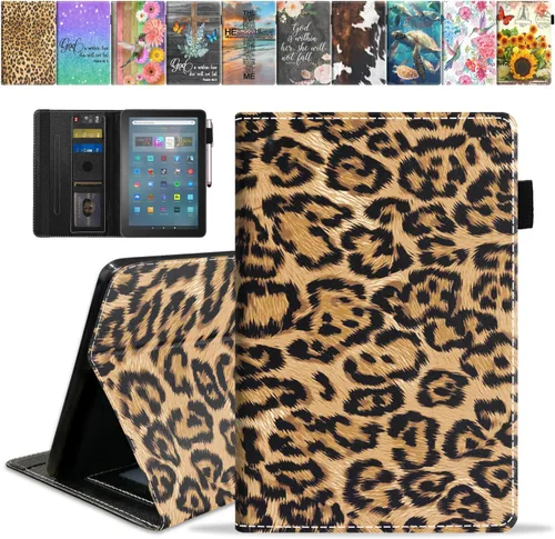 Vista 13 de Funda para tableta Amazon Fire Max 11 (11 pulgadas, 13ª generación, versión 2023) con ranura para tarjetas y apagado y encendido automático, funda