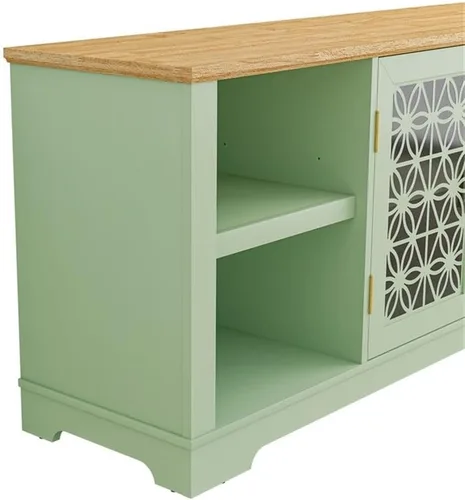 Vista 7 de LIVILAND Soporte para TV de 70 pulgadas para TV de hasta 75 pulgadas - Verde