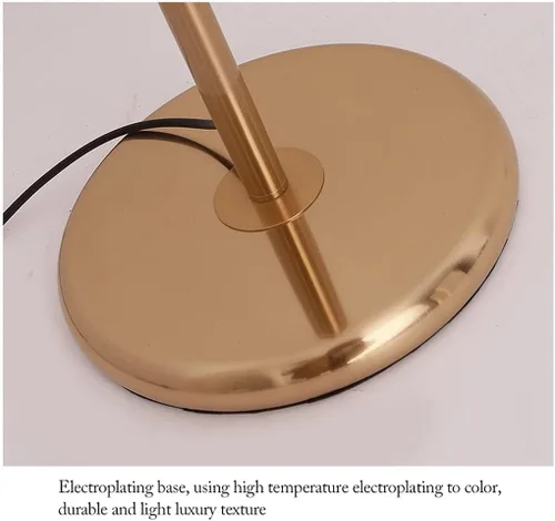 Vista 5 de VVABRA Lámpara de pie moderna lámpara de pie industrial ajustable con pantalla de tela, lámpara de pie para dormitorio, sala de estar, lámpara