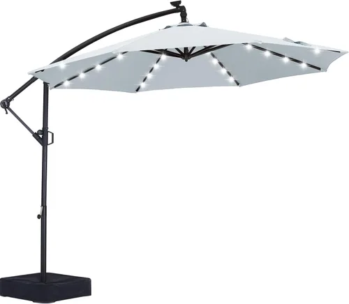 Vista 33 de ABCCANOPY Sombrillas voladizas prémium de 9 pies para patio