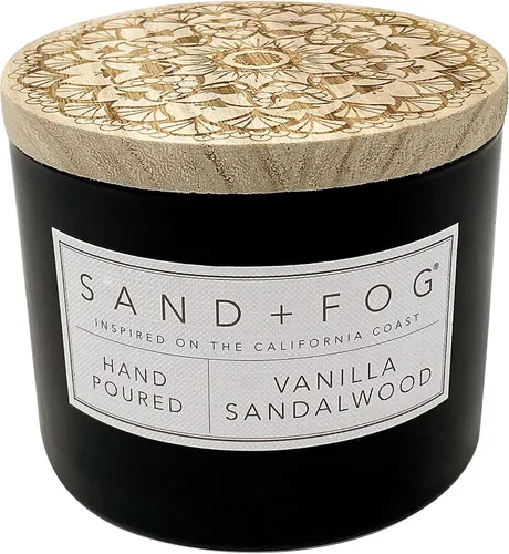 Vista 14 de Sand + Fog Vela perfumada - Chai – Aromas adicionales y tamaños – Mecha 100% de algodón sin plomo - Velas de lujo en frasco para refrescar el aire