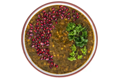 Vista 5 de Sadaf Ash-e Anar Mix - Sopa vegetariana con granada - Comida casera vegetariana - Mezcla de sopa de verduras - Kosher - 6.3 onzas