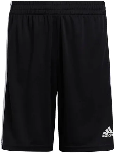 Vista 5 de adidas Pantalones cortos clásicos de 3 rayas para niño, Negro