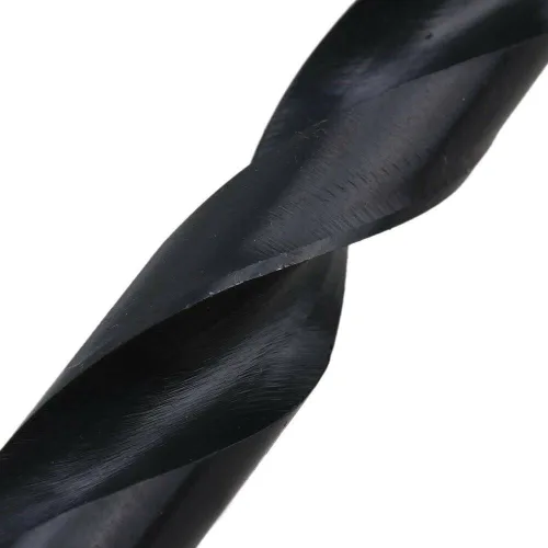 Vista 4 de Brocas fraccionarias de plata y Deming de 3/4 pulgadas x 6 pulgadas. Brocas de acero de alta velocidad M2 S&D Brocas helicoidales Óxido negro 1/2