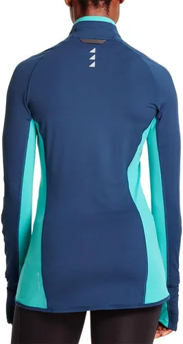 Vista 3 de MISSION Women's Vaporactive Stamina Lightweight 14 Zip Long Sleeve Shirt
