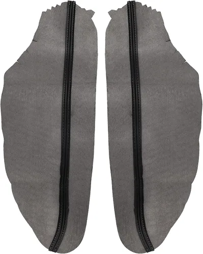 Vista 4 de AUTOKAY Paneles de puerta delantera de cuero Cubierta de reposabrazos para Honda Accord 2008-2012 Coupe Negro
