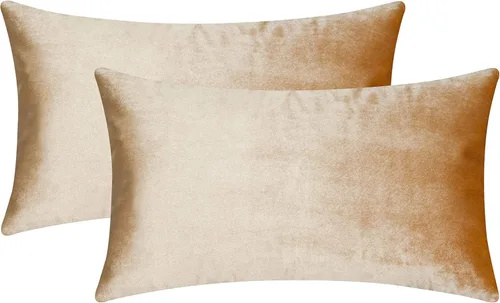 Vista 17 de Home Brilliant Funda de cojín decorativa para el hogar, en terciopelo, para sofá, silla, cama.