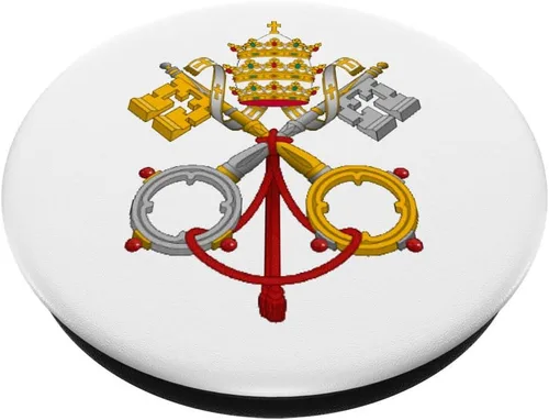 Vista 3 de Papal Regalia and Insignia PopSockets - Soporte para teléfonos y tabletas, Negro