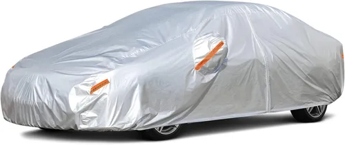 Vista 10 de Kayme Hatchback - Funda impermeable para todo tipo de clima (hasta 177 pulgadas) Protects cars from outdoor UV exposure, blocks blowing dust and