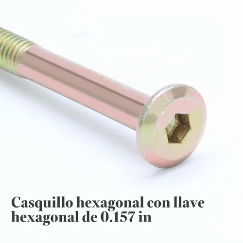 Vista 4 de Biaungdo M6 x 3.543 in - Pernos para litera, bronce, 12