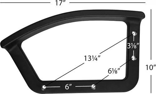 Vista 2 de Brazo de lazo para silla de oficina de repuesto - Lado izquierdo estilo en ángulo S5373L-A
