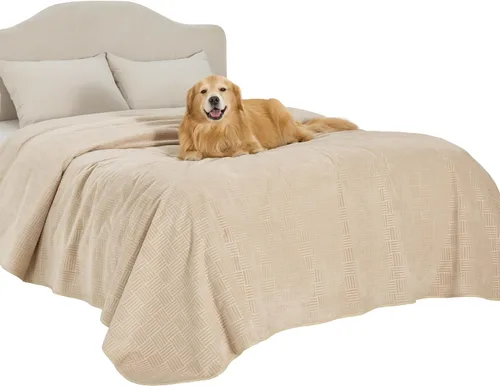 Vista 14 de Bedsure Funda de cama impermeable lavable para perros, manta impermeable para sofá y cama individual, protector ligero de muebles para mascotas