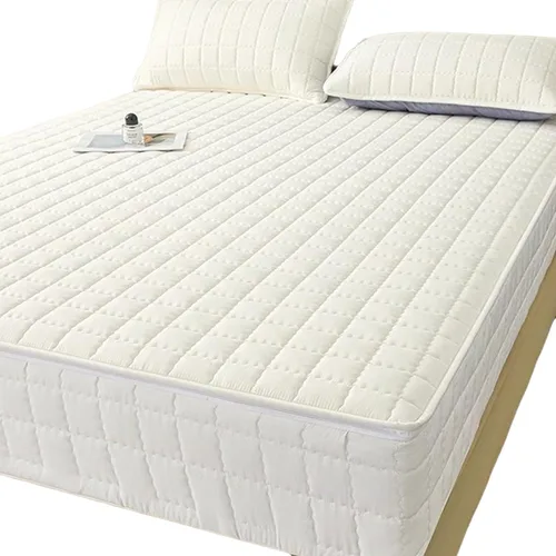 Vista 11 de Customizable Zipper Mattress Protector 6-Side Full Wrap Quilted Cover Breathable Encasement Anti-Dust Washable Fitted Sheet(Pink,120 * 200cm+10)