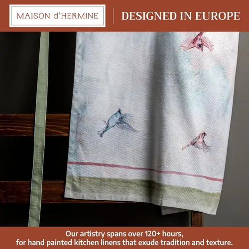 Vista 461 de Maison d' Hermine Delantales para mujer con bolsillo, 100% algodón (27.50 x 31.50 pulgadas)