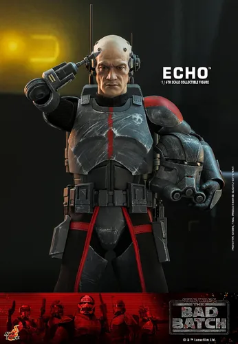 Vista 7 de Hot Toys 1:6 Echo - Star Wars: The Bad Batch, Negro