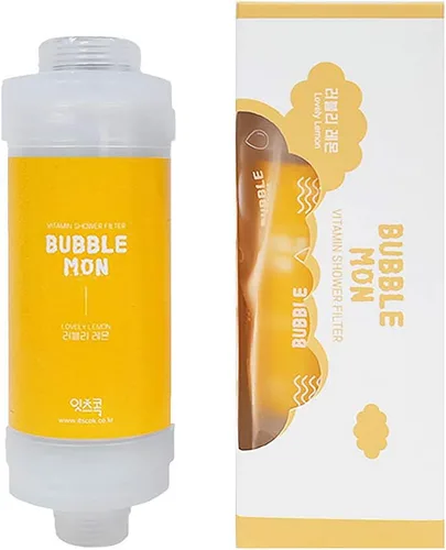 Vista 5 de [Adecuado para cualquier cabezal de ducha] Filtro de ducha BUBBLEMON con vitamina C, aroma de rosa, fabricado en Corea, agua dura más suave