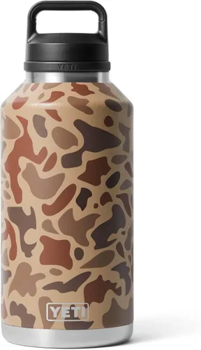 Vista 10 de Yeti Rambler - Termo de 64 onzas, aislado al vacío, de acero inoxidable, con tapa para sorber, color blanco.