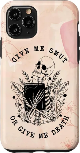 Vista 29 de iPhone 16 Romance Book Lover Smut Reader Give Me Smut Or Give Me Death Case