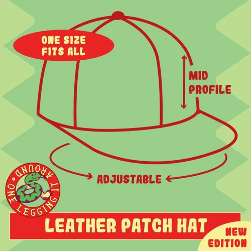 Vista 4 de got Snicker - Leather Grey Patch Engraved Trucker Hat