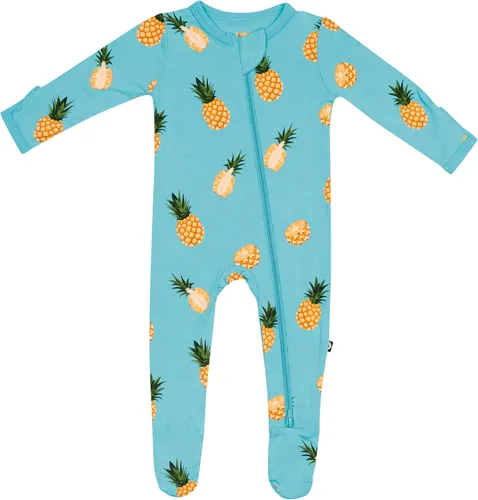 Vista 10 de Kyte Baby - Mameluco unisex con cierre de cremallera, de rayón hecho de bambú, 0-24 meses Barbie Astronauta