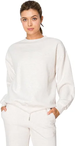 Vista 19 de Cali1850 Sudadera Cloud Nine Fleece Crew para mujer, ajuste relajado, cuello acanalado, puños y dobladillo