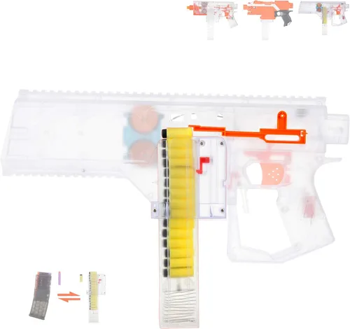 Vista 3 de JGCWorker Kit de mod de revista Short Dart Talon para Nerf Stryfe y Worker Swordfish Dominator