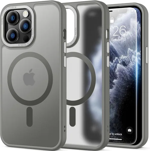 Vista 8 de SEXYMOM Funda magnética para iPhone 11 con protector de pantalla, compatible con carga inalámbrica, prueba de caídas de grado militar de 21 pies, a