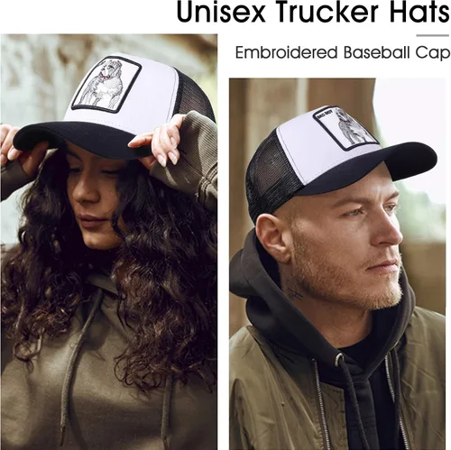 Vista 7 de Gorra de béisbol bordada ajustable para hombre, gorra de béisbol bordada con malla transpirable, parche cuadrado, gorras para mujer