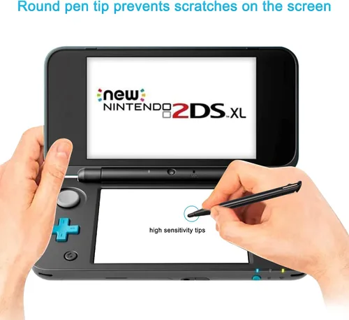 Vista 6 de Xahpower - Lápiz capacitivo 2DS XL, repuesto compatible con Nintendo 2DS XL, 4 en 1 Combo Touch Styli, multicolor para 2DS XL