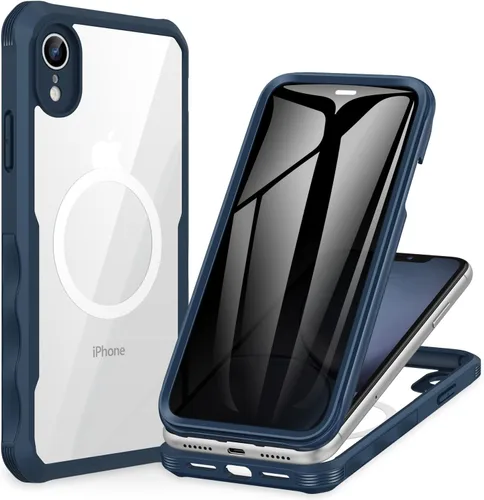Vista 39 de CENHUFO Funda de privacidad para iPhone 11 Pro, funda de cuerpo completo con protector de pantalla de privacidad de vidrio templado 9H integrado