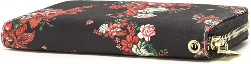 Vista 169 de Cartera de mano para mujer, estilo bohemio, con RFID, elegante, espaciosa con correa para viajes, capacidad para tarjetas, teléfono, dinero