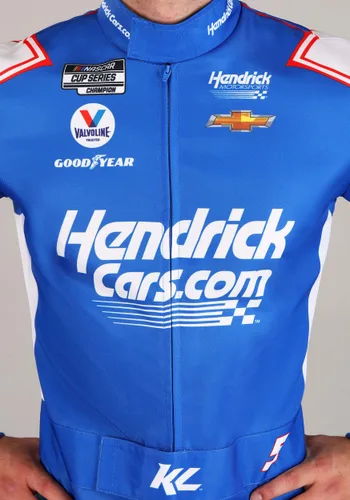 Vista 3 de Disfraz Adulto Kyle Larson HendrickCars Uniforme NASCAR Multicolor
