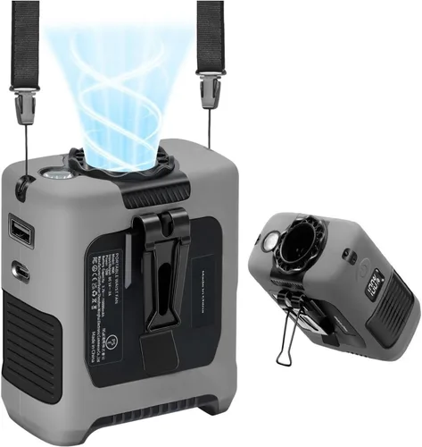 Vista 11 de FANSYJKJ Ventilador portátil portátil con 5 velocidades máximas 55 horas de trabajo, ventiladores portátiles de bajo ruido, ventiladores de cuello