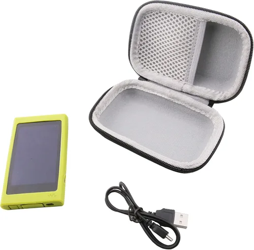 Vista 5 de Funda rígida de transporte compatible con Sony NW-A300 Series NW-A306/NW-A307 Walkman (solo base) (para funda NW-A300)