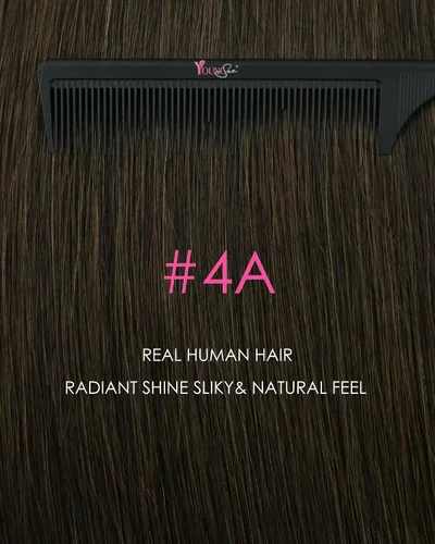 Vista 11 de YoungSee Extensiones de Cabello Humano con Cinta Balayage Extensiones de Cabello con Cinta Marrón Oscuro Extensiones de Cabello con Cinta Ombre