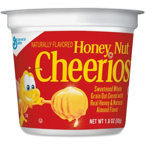 Vista 2 de General Mills Honey Nut Cheerios - Taza de 1.8 onzas, paquete de 6