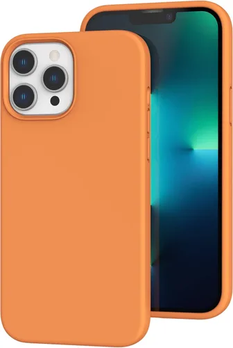 Vista 211 de Funda de silicona líquida compatible con iPhone 12 Pro Max 6.7 pulgadas, funda de gel de protección completa con forro de microfibra, funda