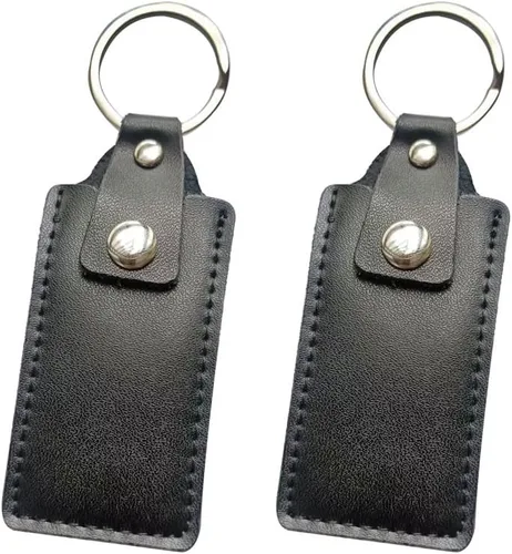 Vista 5 de 2 unids Dermis USB caja de almacenamiento cubierta de cuero para unidad flash USB fácil almacenamiento (elipsoid)