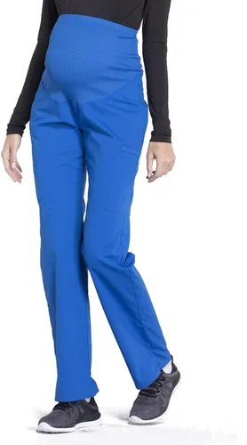 Vista 3 de Cherokee Pantalones de maternidad para mujer, ropa de trabajo profesional suave elástico WW220