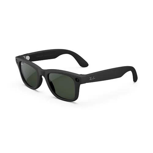 Vista 2 de Ray-Ban Meta (Gen 1), Wayfarer, Large Matte Black Smart AI Glasses for Men, Women — 12 MP Camera, Open-Ear Speakers, Video, Bluetooth — Polarized