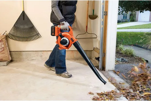 Vista 6 de Barredora/Aspiradora de iones de litio de 40V Black and Decker, Sin, Negro