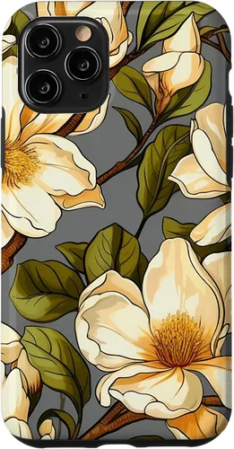 Vista 29 de Botanical Garden Magnolia Flower Case for iPhone 17