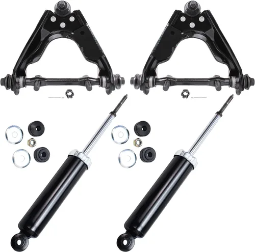 Vista 194 de Detroit Axle - Barras estabilizadoras de brazos de control delanteros 4WD para Ford 2005-2008 F-150 Lincoln Mark LT, 2 brazos de control superiores