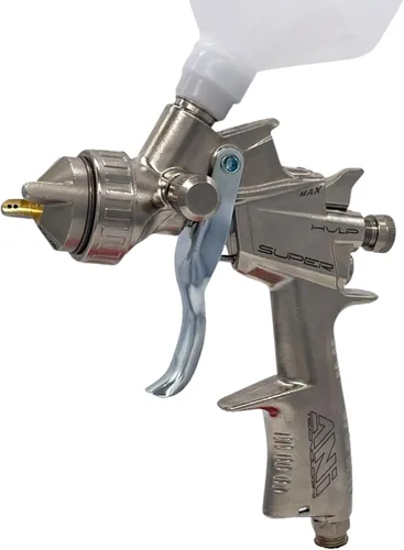 Vista 4 de ANI F1/N-Super/S HVLP Pistola de aire comprimido para automoción - Pistola pulverizadora de aire con boquilla de acero inoxidable, peso ligero