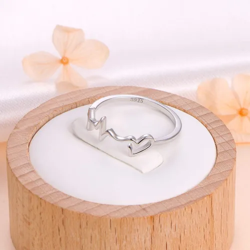 Vista 6 de Anillo de plata de ley S925 para mujer, niña, joyería cristiana