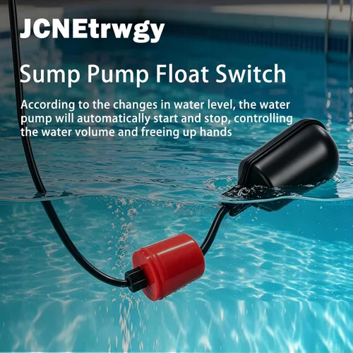 Vista 2 de Interruptor de flotador profesional sin enchufe, controlador de nivel de agua con protección IP68, sensor de líquido de ajuste automático para bomba